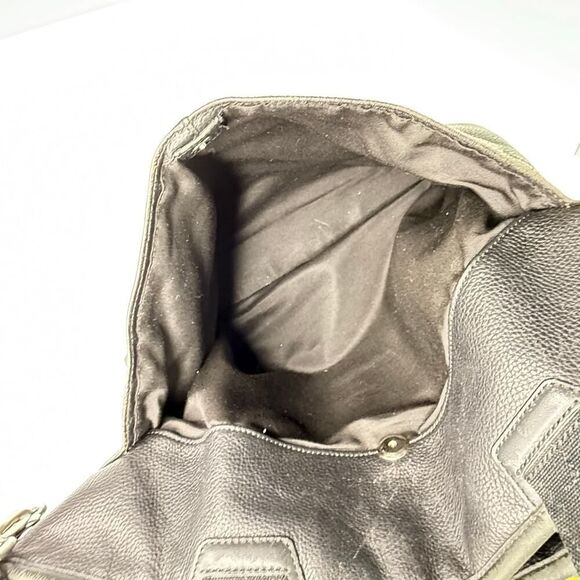 Coach F70926 Bleecker Legacy Black Pebbled Leather Slim Brief Bag w Strap Unisex - Picture 10 of 12